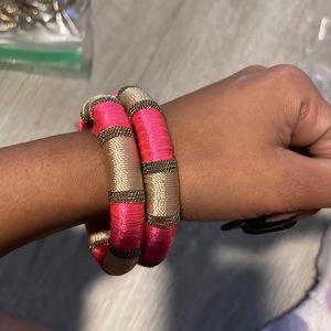 Pink and Gold bracelet #25